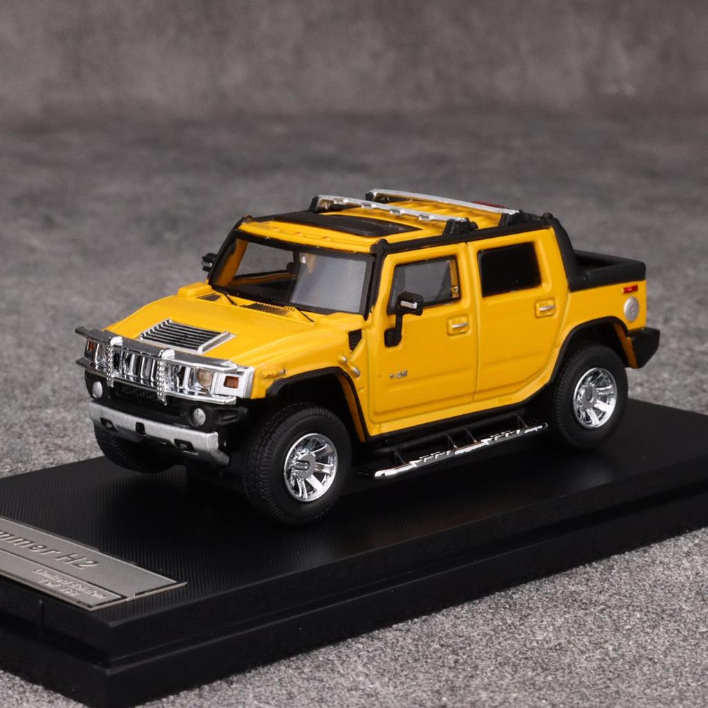 LuLu Model 1:64 Hummer H2 SUV Off-Road Pickup Alloy Model Car Metal Send Friends Send Leaders Birthday Presents