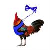 Coleira Peitoral Respirável Ajustável Portátil para Pato Frango com Coleiras Combinando Gravata Borboleta Colete de Pato Cinto Macio Confortável para Galinha Pet