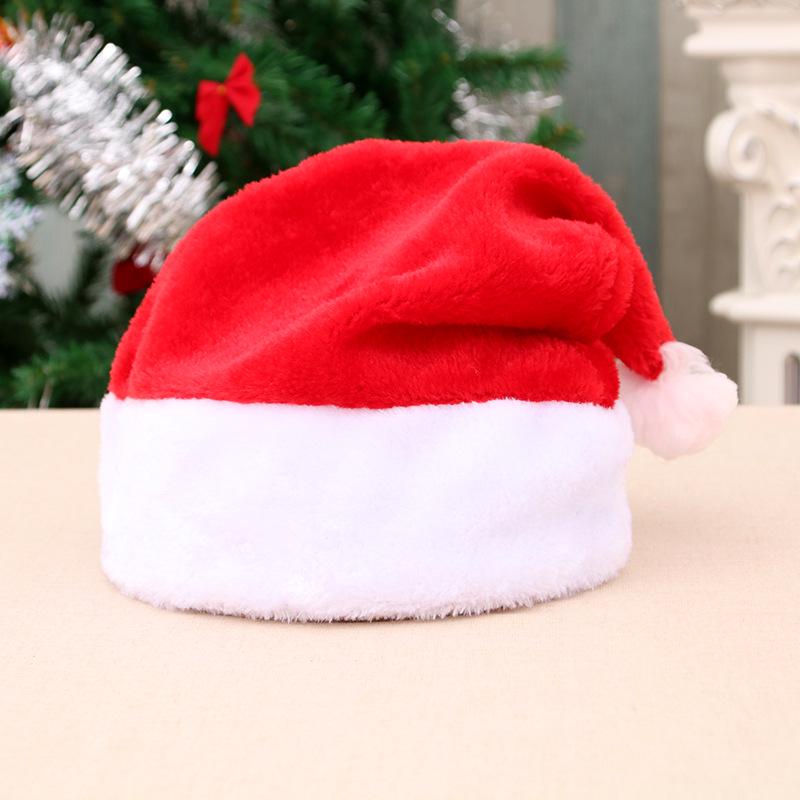 Adult & Children Christmas Plush Party Hat - Festive Holiday Accessory