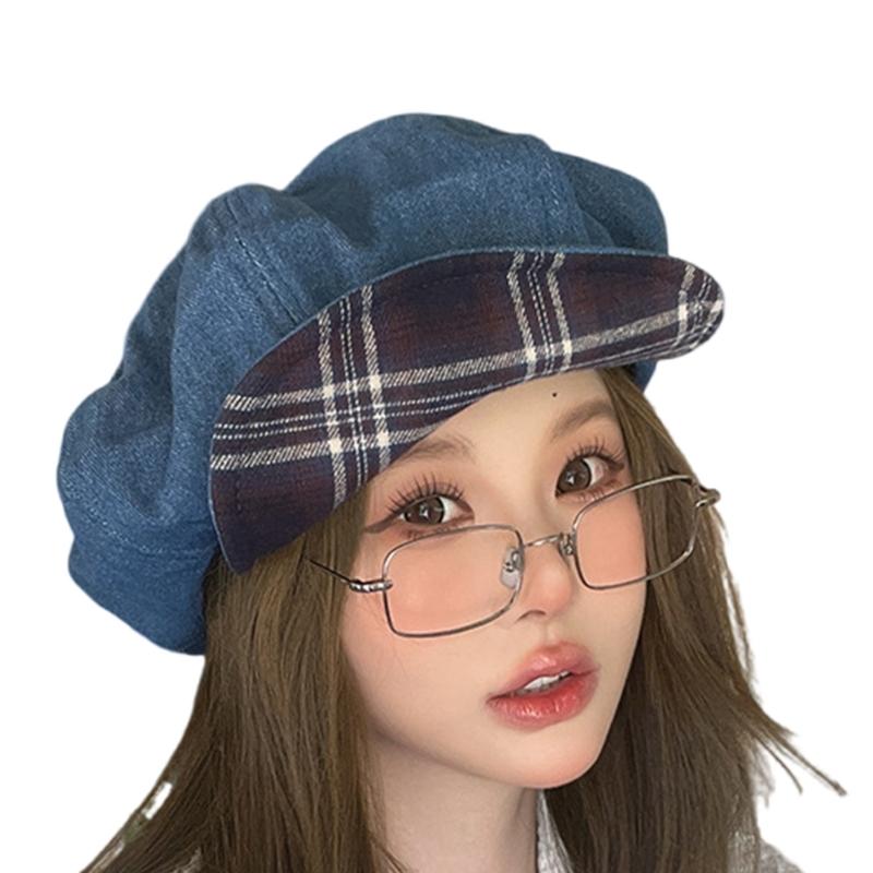 Trendy Painter Hat Oversized Fashion Hat British Beret for Dating Photography Cabbie Headwear Painter Hat