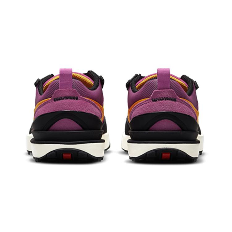 Nike Waffle One 'Active Fuchsia' Ammortizzazione Traspirante Basse Casual Scarpe Nero Viola Oro Bambini' DC0480-600