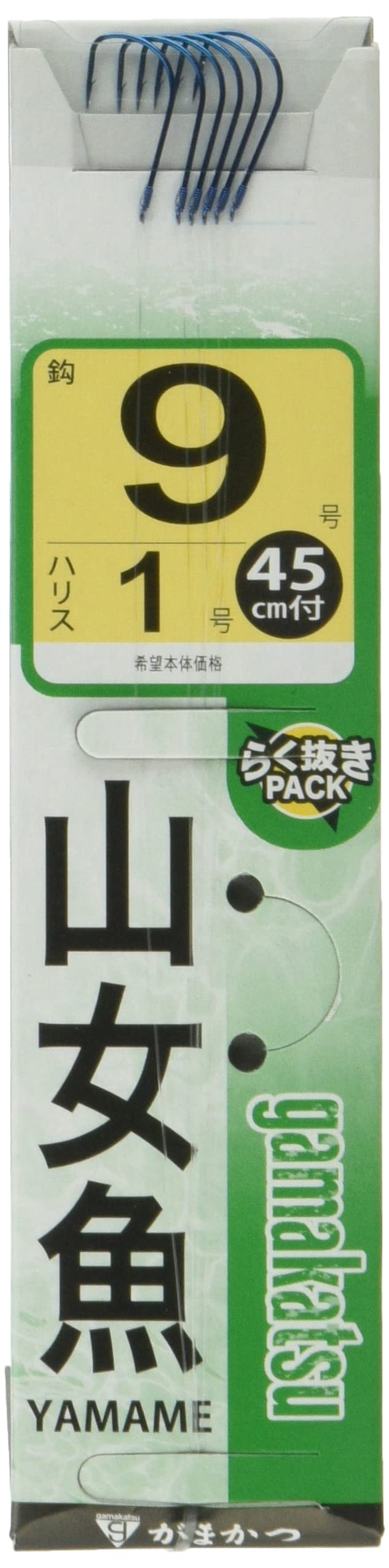 

Gamakatsu Blue Yamame Hook with Thread, Size 9 - Line 1