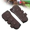 2 Stück Pferdevorderbeinschutz PU-Neopren Pferdebein-Schutzstiefel zum Reiten Springen