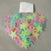 100Pcs Fluorescent Glow In The Dark Stars Wall Stickers For Rooms Decoration Livingroom Baby Bedroom Ceiling Home Decor