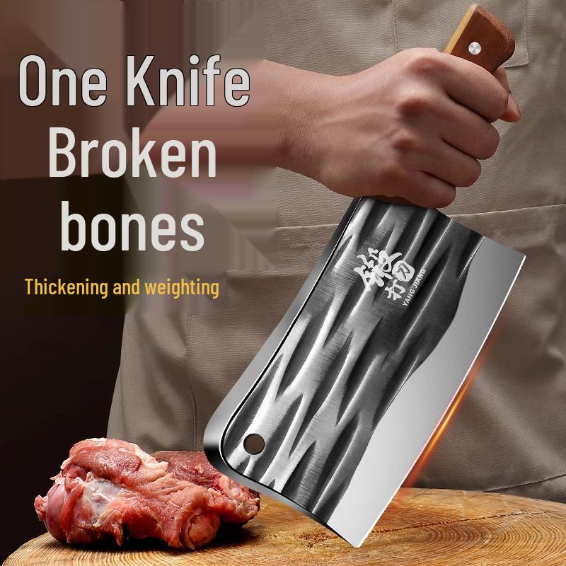 KT German Guillotine Bone Cutter: Household & Commercial Use for Chopping Bones, Pig Trotters, Meat, and Chicken