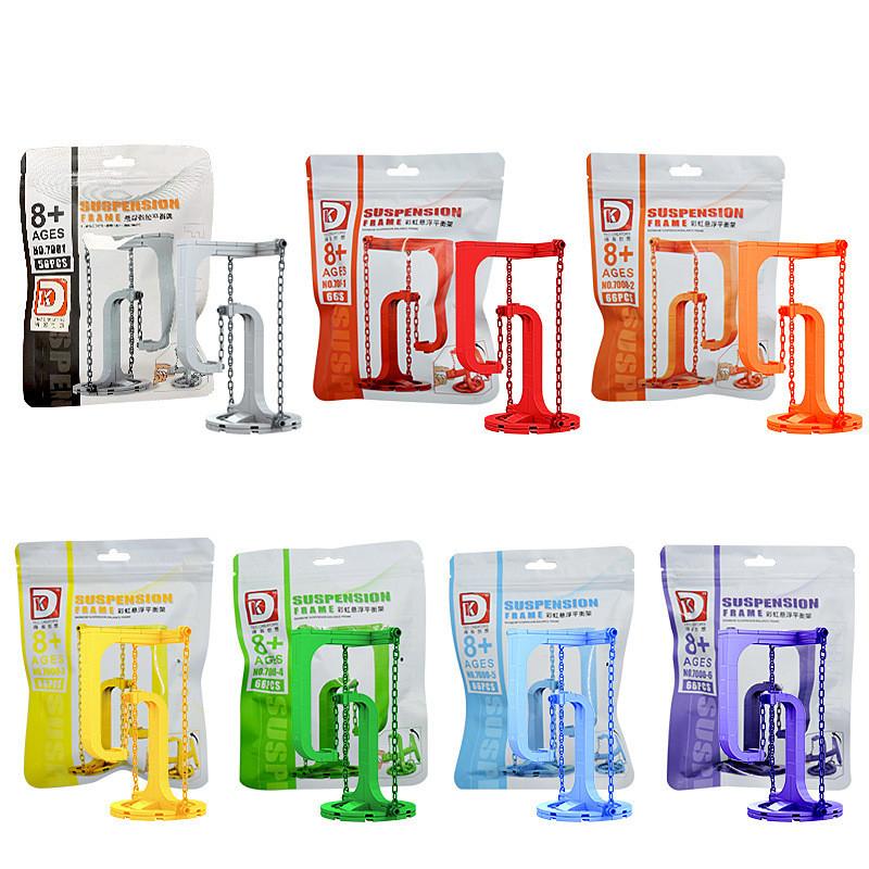 Wholesale Creative Tension Balance Frame Suspension Art Anti-gravity Stretching Building Blocks Insert Diy Toys