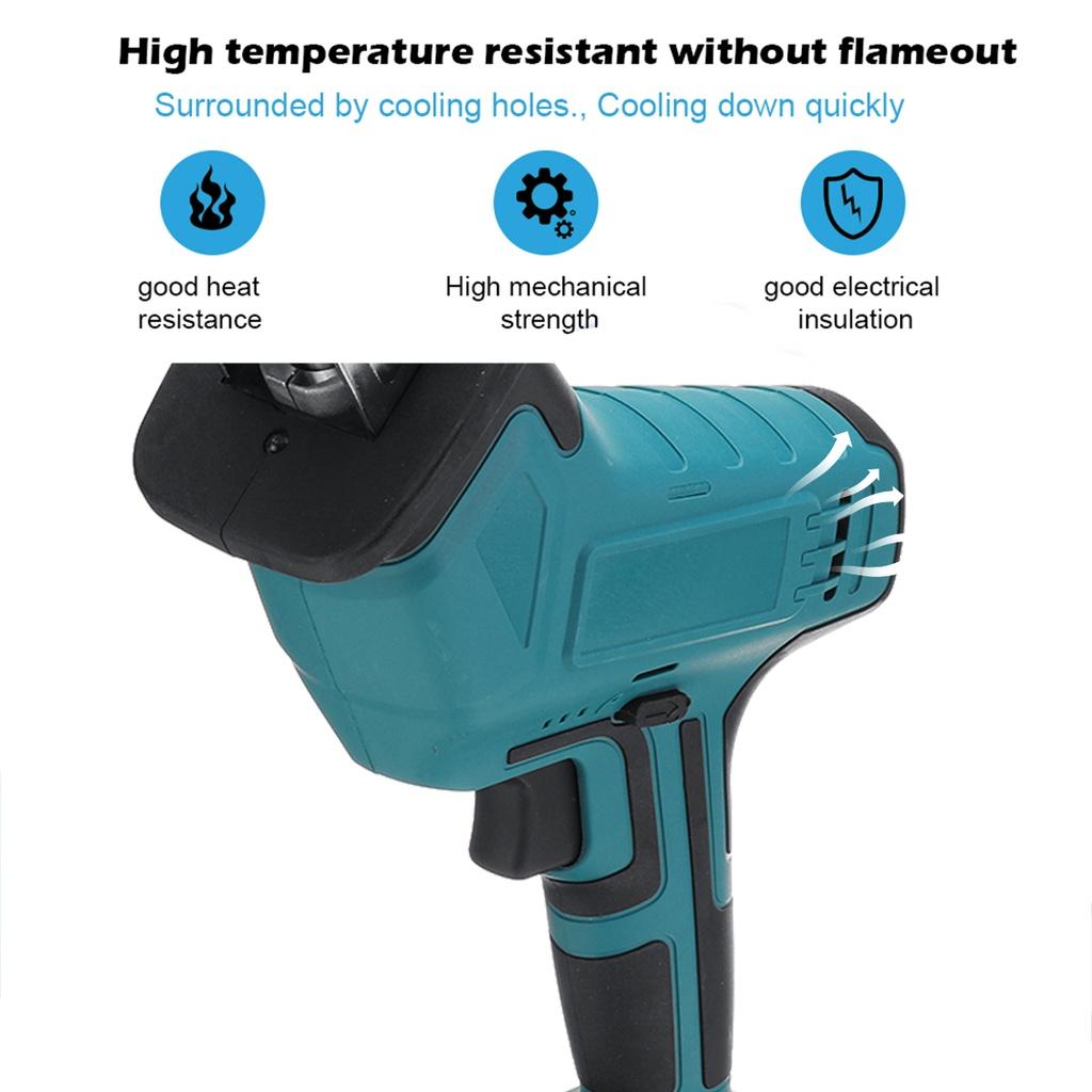 4 Blades Cordless Reciprocating Saw Rechargeable Electric Saw Metal Cutting Woodworking Tool Kit with 1/2 Battery +Box 88V