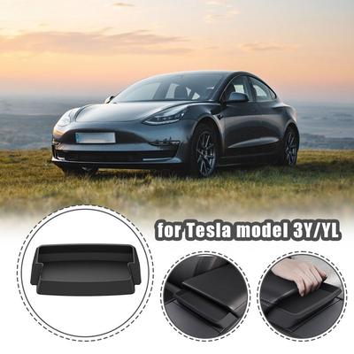 Central Armrest Storage Box For Tesla Model Y 3 Highland Juniper Car Glasses Phone Storage Case Multi Functional Accessories