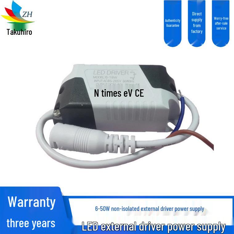 

Внешний драйвер для потолочных светодиодных панелей 6-50 Вт, интерфейс постоянного тока высокой мощности 6-18W