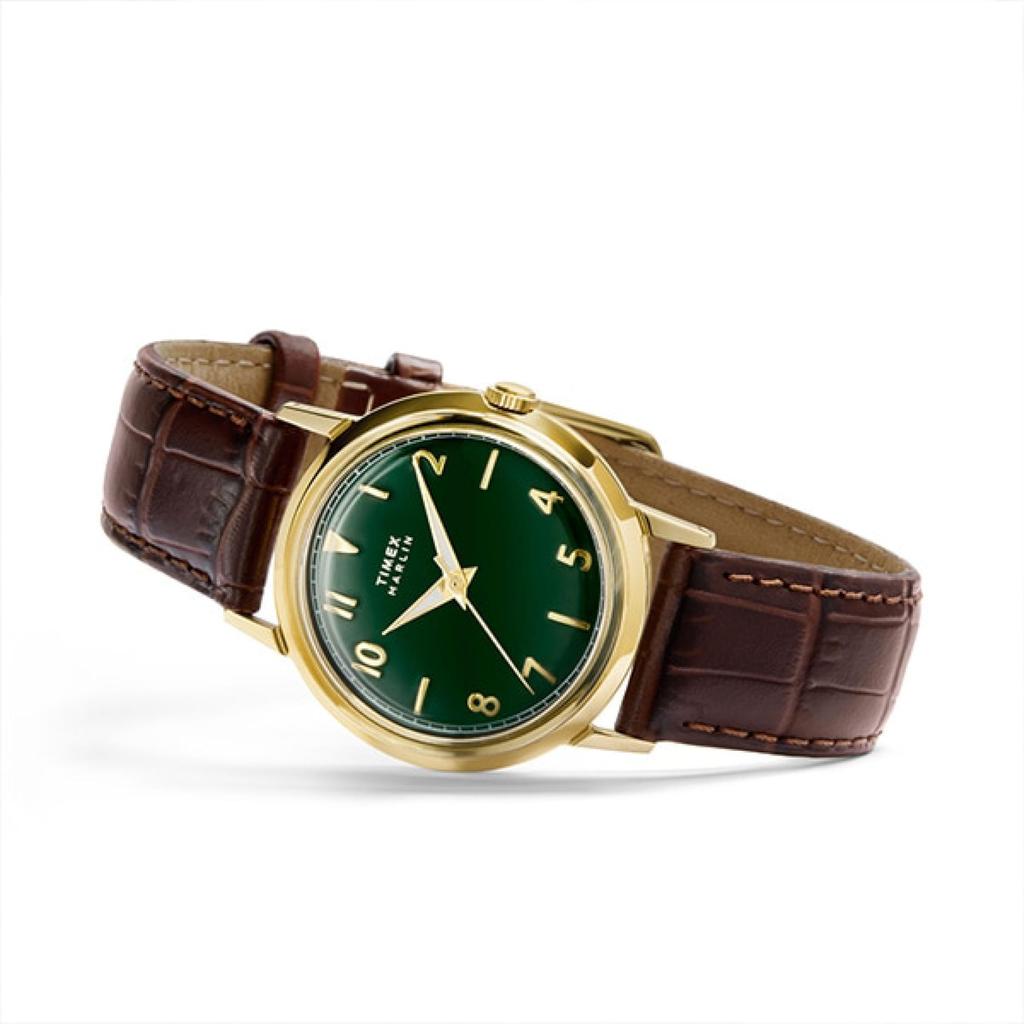 TIMEX Marlin Quartz TW2Y37800 Gold/green/brown Men's Watch