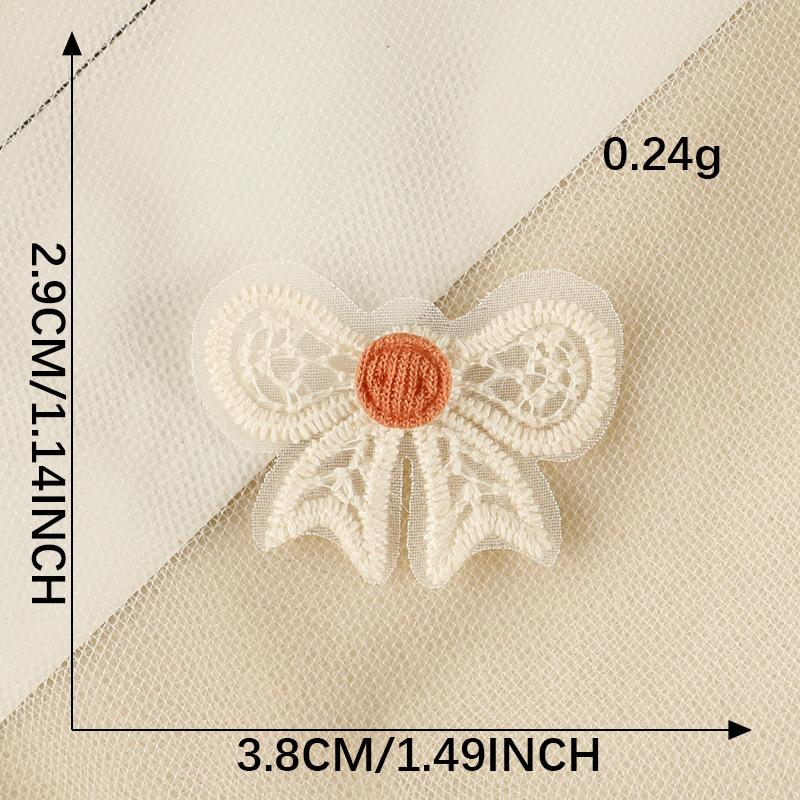 Computer Embroidery Label Hair Accessories Accessories Cherry Lace Embroidery Stickers Diy Patches Clothing Accessories Cloth Labels Cloth Stickers