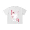 260 GSM Double Yarn 32 Count 100% Cotton Chainsaw Man V13 Reze Print Unisex Heavy Cotton T Shirt