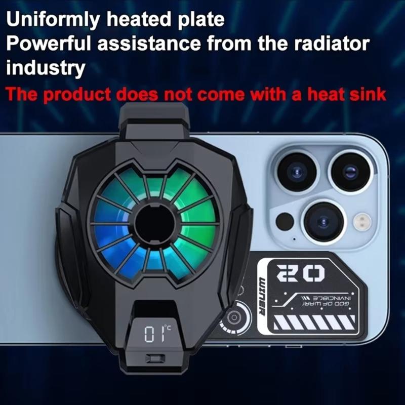 Reusable Gaming Accessory Cooling Plate with Strong Magnetic Bonding Heat Sink Expend Cooling for Stable Installation