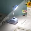 Cartoon Whale Night Light USB Type-C Fast Rechargeable Desk Lamp with Mobile Phone Holder Bendable Warm White Light Desk Light for Students Eye