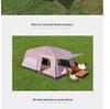 Outdoor Camping Tent: Large, Portable, Sun-Protected, Rainproof, 2 Rooms + Living Area, Fits 8-12 People