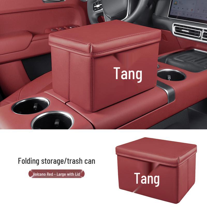 Foldable Car Trash Can and Storage Bag for BYD Tang EV/PRO/PLUS/L