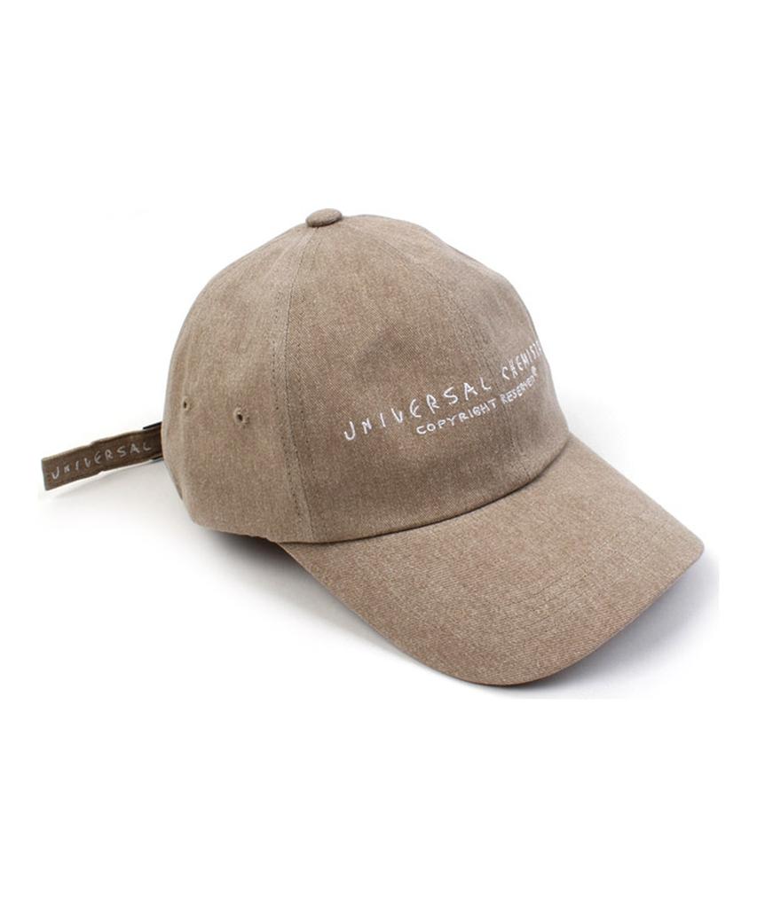 Yunibeosyeolkemiseuteuli Washing Beige Logo Low Ballcap