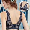 Reggiseno regolabile Sexy Beauty Back Reggiseno senza montatura Reggiseno raccolto spesso in pizzo Lingerie da donna