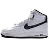 Air Force 1 Premium LE Comfortable Slip Resistant Abrasion Resistant High Top Skateboard Shoes Unisex White 386161-100
