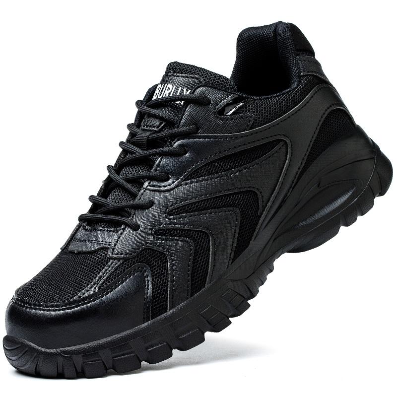 Breathable Men'S Safety Shoes European Steel Baotou Meets The Standard For Kevlar Work Shoes Protection Sneakers Lightweight