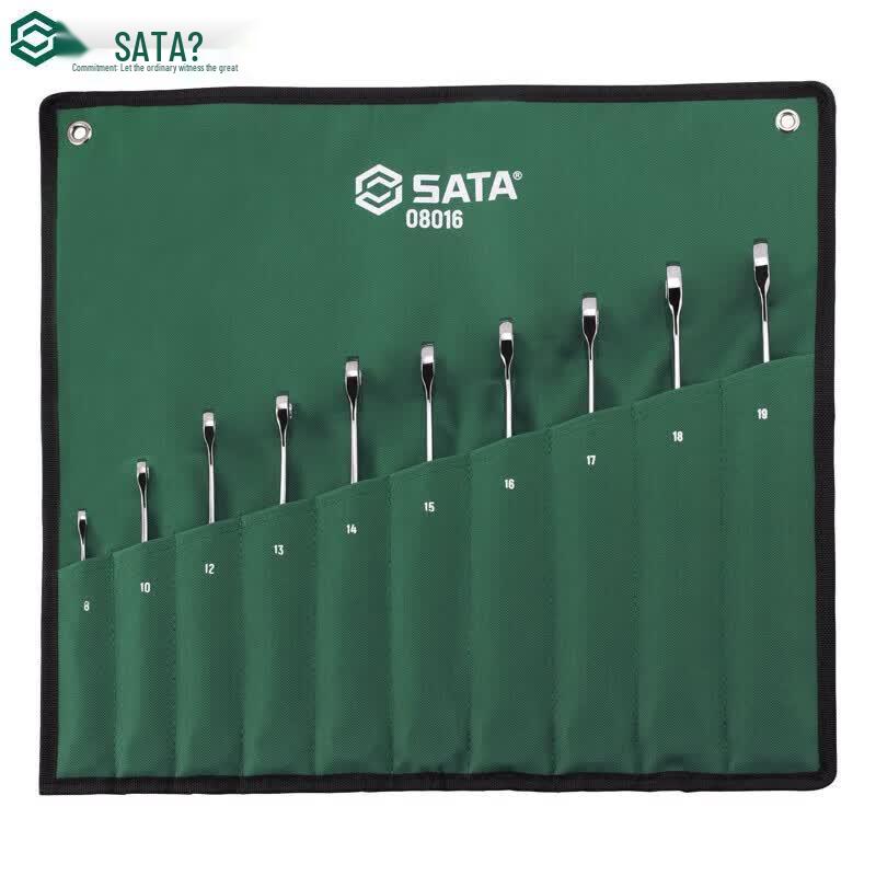 SATA 10-Piece Extended Dual-Purpose Wrench Set