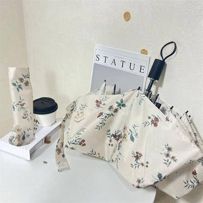OIMG Vintage Floral Folding Umbrella