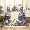 Lovely Axolotl Sleep Bedding Kit For Boys Girls Kawaii Reptiles Animal Comforter Cover Single Size King Size Size Sea Wildlife Axolotl Bed Cover