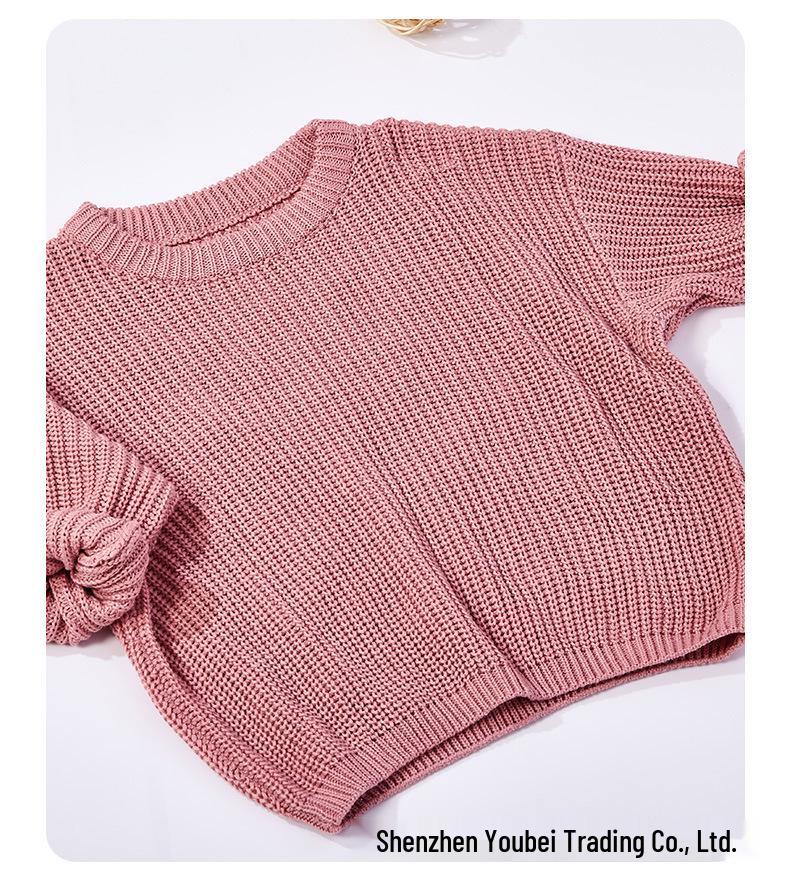 Baby Unisex 100% Cotton Knit Sweater - Soft & Comfortable