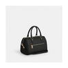 Rowan 26 Marke Logo Verstellbarer Schultergurt Kieselsteinleder Schulter Crossbody Tragetasche Mittel Damen Handtaschen Schwarz CV962-IMBLK