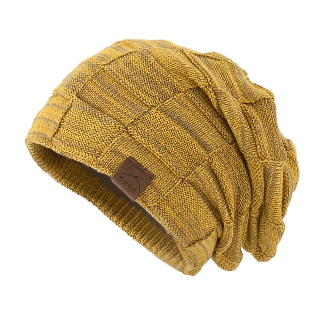 Winter Teenagers Beanie Hat Slouchy Plush Liner Hat Checkered Pattern Hat Adult Winter Shopping Taking Photo Supplies