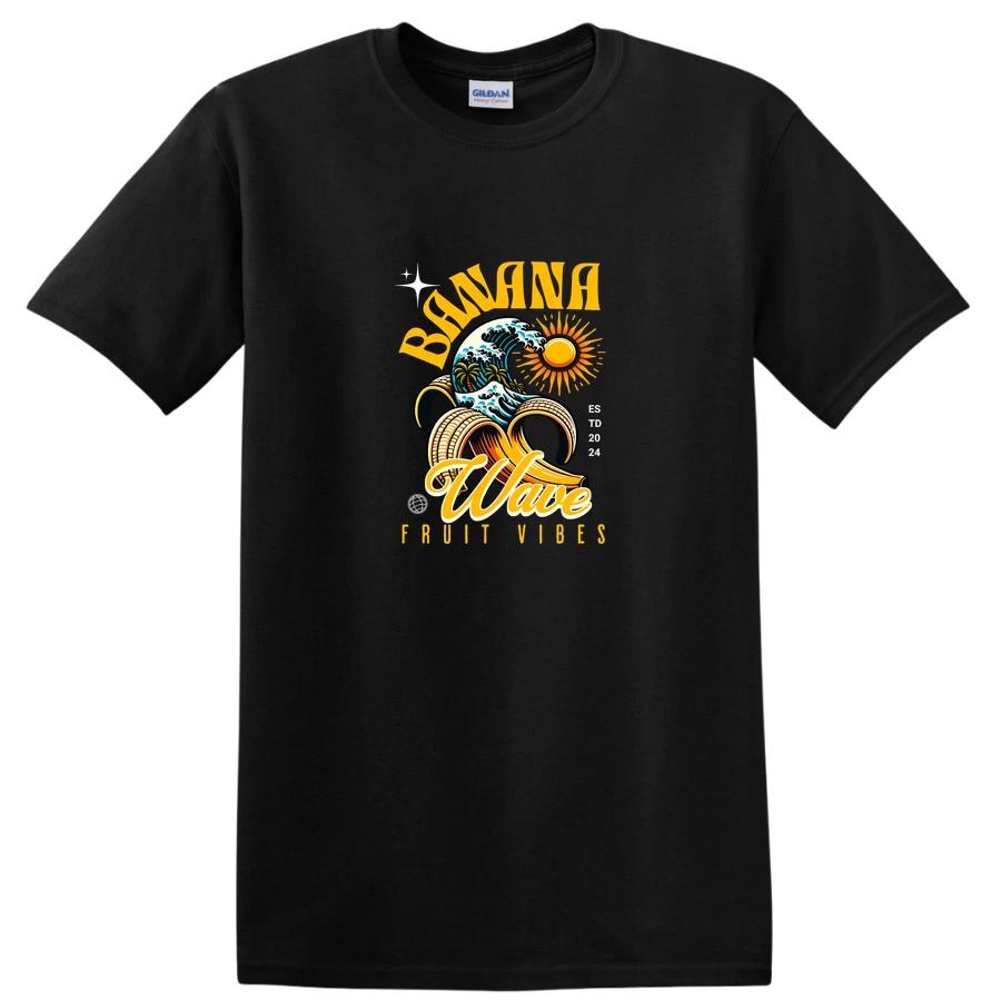 Banana Wave Surfing Ocean Graphic T Shirt Summer Vibes Tee for Beach Lovers XXXL