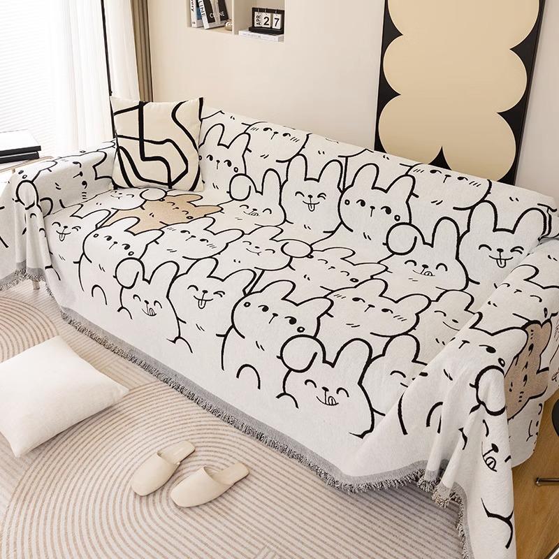 Sofa Cover Chenille Anti-Scratching One Piece Full Cover Sofa Cover Four Seasons Universal All-Inclusive Sofa Cover