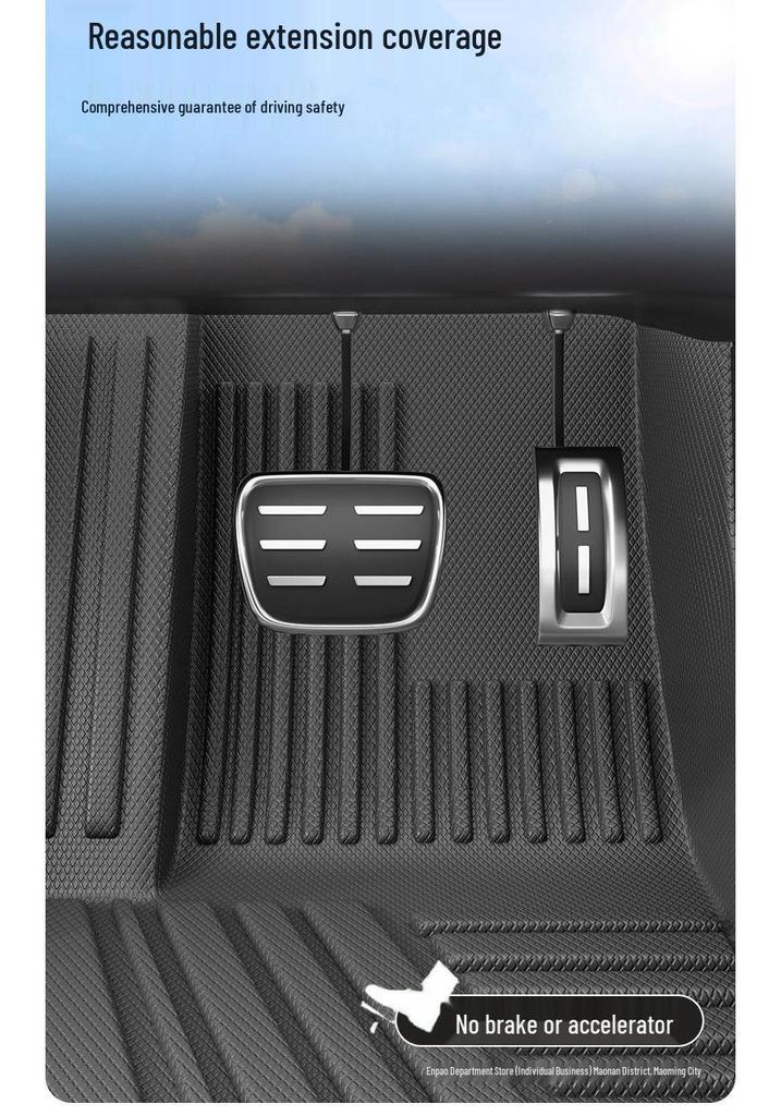 Volkswagen Teramont 17-25 Models All-Inclusive Modified TPE Anti-Slip Floor Mats for Five/Seven-Seater