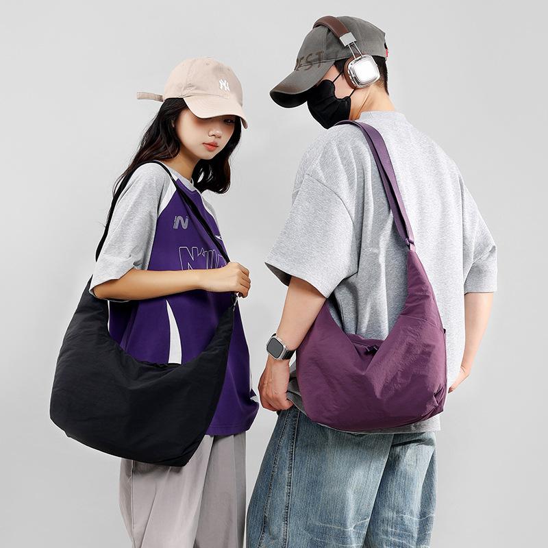 Women's Canvas Crossbody Bag Large Capacity Commuter Tote Bag