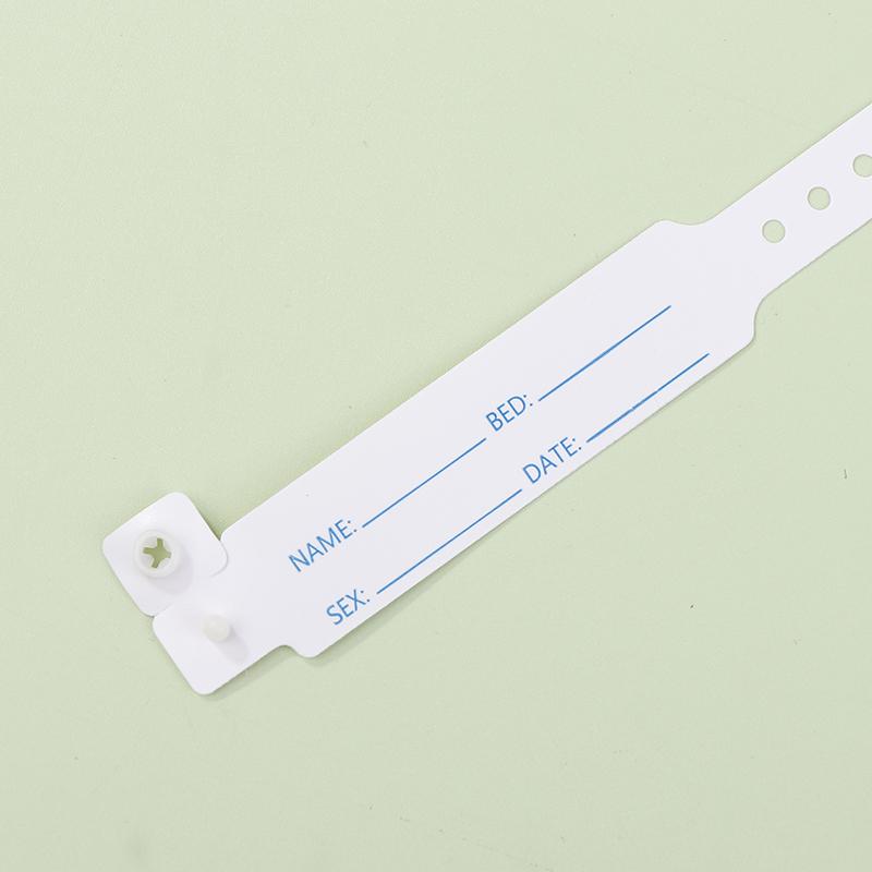 10Pcs Disposable Waterproof Plastic Wristband Handwritten Identity Information Disposable Single Use Wristband
