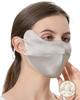 Silkemaske UV-beskyttelse Silke UPF50 med Nesebor og Justerbar Øre Solkremmaske Vaskbar UV-beskyttelse [VICHERIA] [100% Stropper]