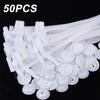 100PCS Multi-Purpose Nylon Zip Tie Car Engine Guards Underbody Panel Fastener Clip Replacement Heavy Duty Self-locking Cable Tie