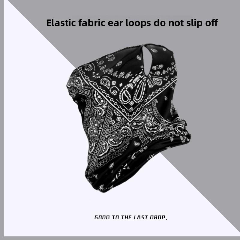 Universal Fit Outdoor Men Women Checkered Grid Face Mask Motorcycle Riding Neck Face Cover Windproof Anti-UV Cycling Tube Scarf