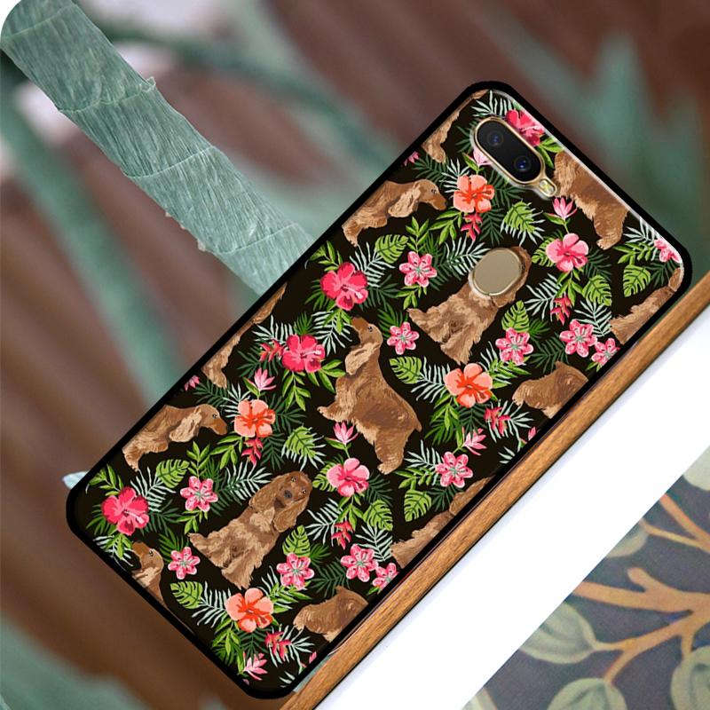 Étui pour chien Cocker Spaniel anglais pour OPPO A83 A91 A93 A1K A15 A3S A54 A74 A94 A5 A9 A31 A53 A52 A72 A53S Coque arrière