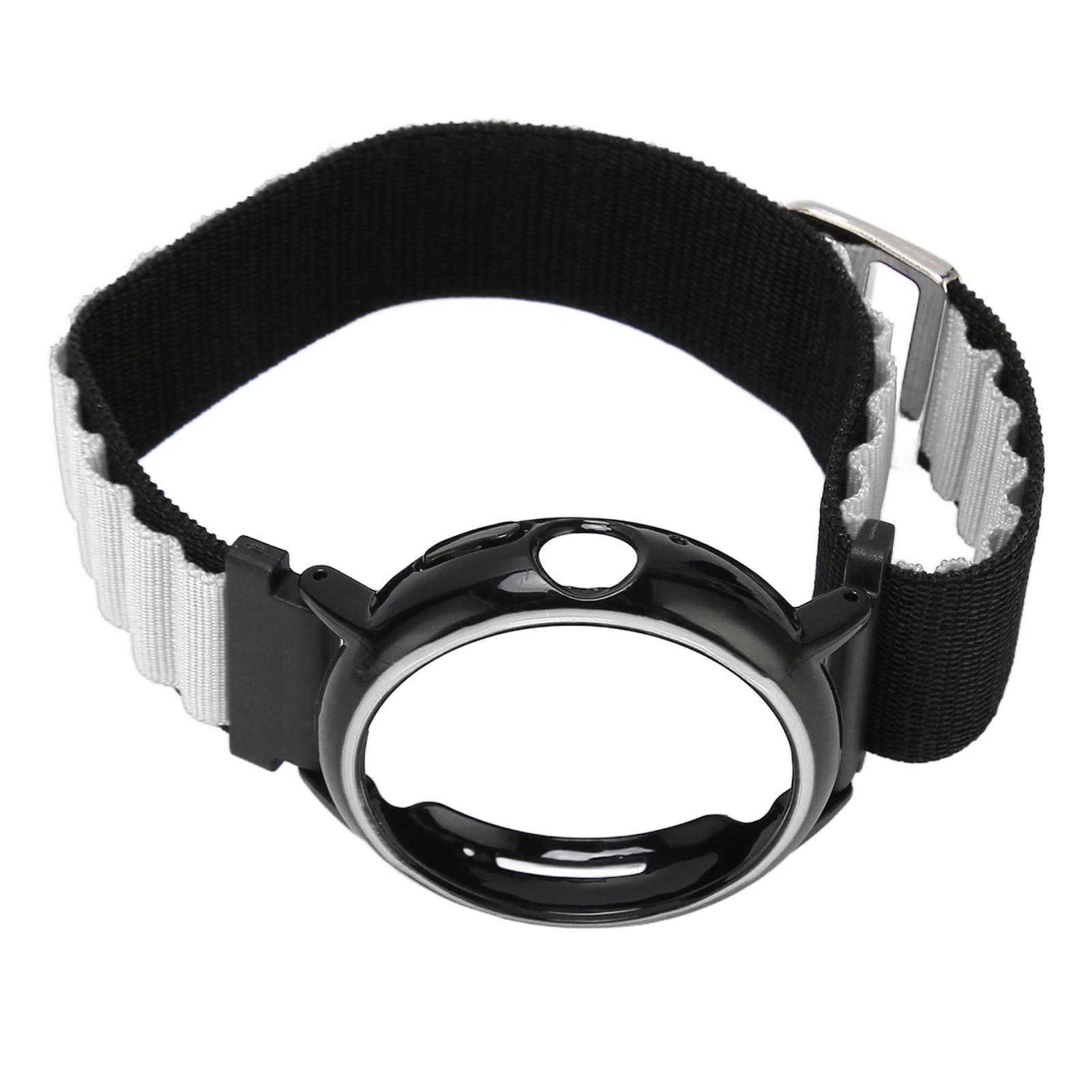 

Ремешок для часов из эластичного нейлона с плетеной петлей и пластиковым защитным чехлом-бампером, подходит для Google Pixel чёрный/белый