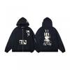 2025 Unisex Oversized Hooded Sweatshirt With Vintage Character Print Loose Fit Streetwear Casual Top