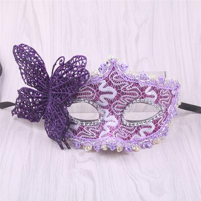 Half-Face Masquerade Mask Premium Butterfly Halloween Mask Party Masquerade Mask Retro For Halloween Theatrical Performance