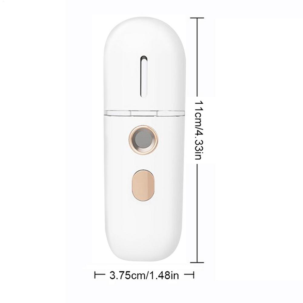 Portable Cool Sprayer Quiet Steamer Nano Mist Sprayer Quiet Face Sprayer Beauty Humidifier For Daily Makeup