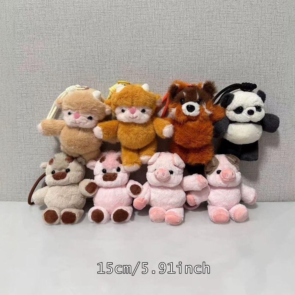 Running Design Plush Keychain Wiggly Design Stuffed Keychain Fun Plush Keyring  For Adults