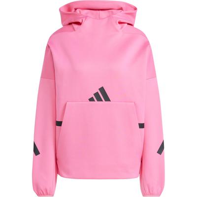 Z.N.E. True Healing Series FW24 Logo Sports Casual Hoodie Women Hoodies Pulse-Magenta JD6409