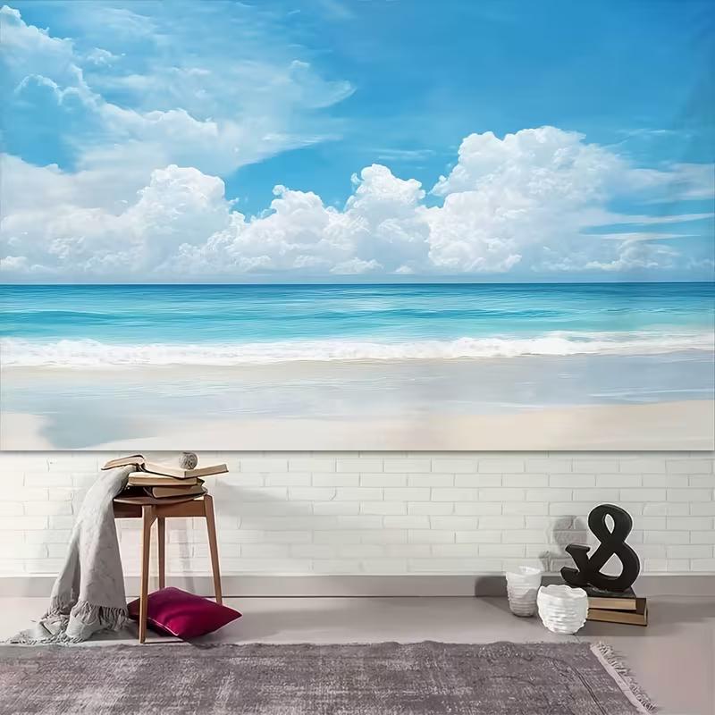 2D Bright Tropical Beach Vacation Pool Party Photography Background Cloth