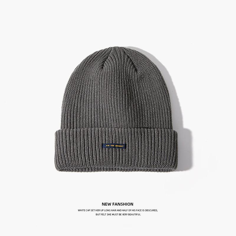 Fashion Versatile Wool Hat Cold-proof and Warm Hat Women's Autumn and Winter Sports Cycling Face Small Men's Knitted Hat