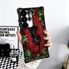 Black Panther Coole Tierbeschichtung Handyhülle Für Samsung Galaxy S24 S25 FE S26 Edge S23 Ultra S22 S21 Plus S20 Anti-Fall Airbag