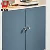 KAK Bright Chrome Kitchen Cabinet Handle Brass Cupboard Door Pulls Silver Dresser Drawer Knobs Furniture Handle Door Hardware