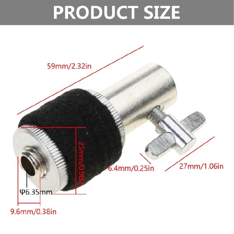 Hi Hat Clutch Hi Hat Stand for Hi Hat Cymbal Jazz Drum Instrument Parts, Black